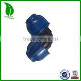 Injection Mould PP 90 Degree Double Union Elbow Irrigation Pipe Fitting thumbnail-1