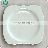Vitrified Tableware Cheap White Porcelain Plate thumbnail-3