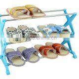 4 Tier Stackable Shoe Rack Shelf Stand Tower Storage Organizers thumbnail-3