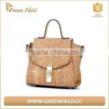 Womens Cork Paper Large Capacity Shoulder Bags Tote Handbag thumbnail-2