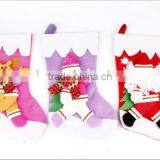Christmas Decorations Beautiful Santa Claus Stocking Gifts Bag Hanging Christmas Ornaments thumbnail-1