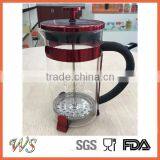 WSCHXX044 Wine-purple French Press Stainless Steel Coffee Maker French Coffee Press Mug thumbnail-1