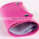 Nice Rose Red PU Card Holder thumbnail-1