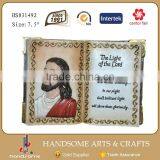 7.5 Inch Resin Handmade Catholic Book Decoration Religious Jesus Statue thumbnail-1