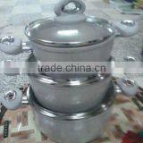 3pcs Aluminum Fry Pan With Two Handles thumbnail-1