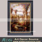 Mediterranean Oil Painting With Frame thumbnail-1