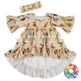 Latest Designs Kids Girls Spring Tshirts Baby Boutique Wholesale Printed T-Shirts thumbnail-5