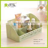 Emc Desktop Household Makeup Storage Plastic Box With Dividers thumbnail-3