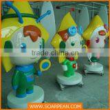 Outdoor Decorations Life Size Fiberglass Cartoon Character Statue thumbnail-5
