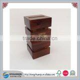 Custom Made Distressed Wooden Coffee Holder Chocolate Box thumbnail-2