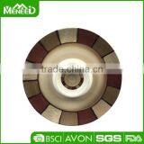 Grey and Red Diamond Design Melamine Plastic Dip Plate, Round Wholesale Restaurant Cheap Dishes thumbnail-1