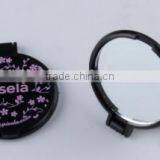 Plastic Small round thin folding single mirrorpocket mirror