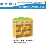 (HC-2609) NEW ARRIVAL Schoolbag Storage Cabinet, Nursery School Furniture, Toy Storage Cabinet Name Muslim Girl thumbnail-5