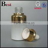 New Products Cosmetic Gradual Brown 20ml Glass Bottle Silver Aluminum Dropper for Cosmetic Essence Perfume China Suppliers thumbnail-4