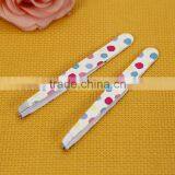 Colorful Round Tip Shape Cover Eyebrow Tweezer in Beauty Salon thumbnail-6
