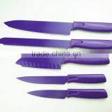 52008 5pcs Non-stick Knife With Abs Handle thumbnail-3