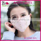Hot Selling Fashion Summer Sunscreen Mask/anti-dust Lace Flu Face Respirator for Women thumbnail-2