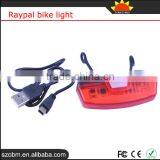 Raypal Waterproof Bicycle Led Lights Led Set USB Rechargeable Bike Light thumbnail-1