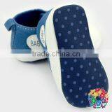 Classic Baby Boy Girl Kid Soft Sole Sport Shoes Sneaker Jeans Canvas Wholesale Baby Crib Shoe thumbnail-5