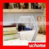 UCHOME Factory Supply DIY Projection Mirror LED Digits Clock With Back Lights thumbnail-6