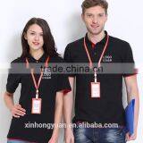 Custom Color Logo Clsssic Polo t Shirt Cheap Staff Work Uniform thumbnail-3