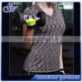 High Elastic Tights Running T-shirt Breathable Short Sleeve Workout Clothes thumbnail-1