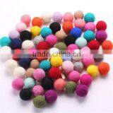 Wholesale 3cm Classical Round Ball Felted Wool Handmade DIY Material Hair Bobby Pins Ornament Raw Materials Spot Supply