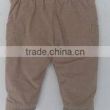 Cool Baby Boys Brown Embroidered Corduroy With Cotton Inner Pants for Winter thumbnail-2