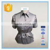 Satin Formal and Office Blouses Design for Women thumbnail-1