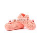 2015 New Design Floral Hand Made Crochet Shoes for Children thumbnail-2