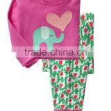 S32671W High Quality 100% Cotton Soft Wear Cartoon High Printed Kid's Pajamas Children Sleepwear thumbnail-6