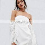 2017 Sexy Off-shoulder Short Dress, Women Long Sleeve Dress thumbnail-3