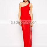 Vivo Mesh One Shoulder Maxi Dress thumbnail-4