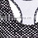 OEM Nylon Lycra Ladies Tops Images Women Fitness Workout Tank Tops thumbnail-3