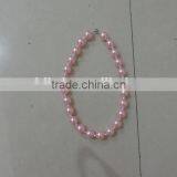 Baby Girl Summer Necklaces Round Pearl Jewelry Pink Kids Clothing Decor 2016 Wholesale Children Clothes Decor thumbnail-2