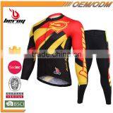 Comfortable Mens Cycling Long Jerseys, Dri Fit Mountain Bike Wear thumbnail-1