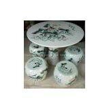 Chinese Ceramic Garden Table Set WRYAY21 thumbnail-1