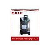 Promotion OEM Size Paper Packing Boxes / Black Paper Box / Paper Box Packaging With 3 Sides Window