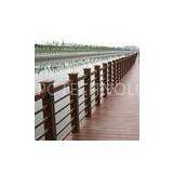 Brown WPC Decking Flooring
