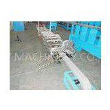 Moveable Square Downspout Machine , 3KW Sheet Metal Roll Forming Machines