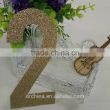 Hot Sale 1000pcs Gold Glitter Paper Number "2" Decor Festive Birthday Party New Year,Christmas ,Cake,Crafts thumbnail-2