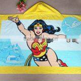 100% Cotton Reactive Printed Animal Hooded Towels thumbnail-2