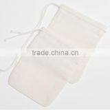 100% COTTON NATURAL MUSLIN DRAWSTRING BAG Sturdy Cleans up Easily and Works Great Get the Grain in the Water Without a Mess
