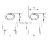 PVC Shower Door Crashproof Seal and Strip for 4mm 6mm 8mm 10mm 12mm Glass Door thumbnail-2