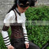 Steampunk Style Waistband Armband Made of Synthetic Leather thumbnail-5