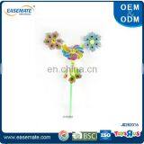 High Quality Funny Flower Shape Plastic Windmills for Kids