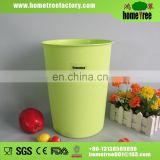 2015 New Product Concise Green 8.5L Colorful Plastic Round Wastebasket