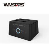 Winstars USB-C Dual Bay Docking Station for 2.5&3.5 thumbnail-2