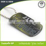 Antique Custom Personalized Stamps Pink Enamel Game Animation Printing Metal Dog Tag thumbnail-2