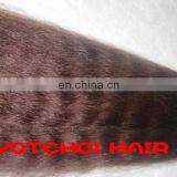 2015 Wholesale High Quality Remy Dark Chocolate Brown Double Drawn Hair For Brazilian Human Hair Extension thumbnail-3